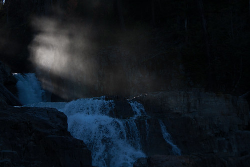 sun canada water river waterfall bc vancouverisland strathcona