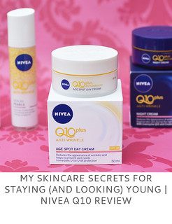 Not Dressed As Lamb | My Skincare Secrets For Staying (and Looking) Young | Nivea Q10 Review
