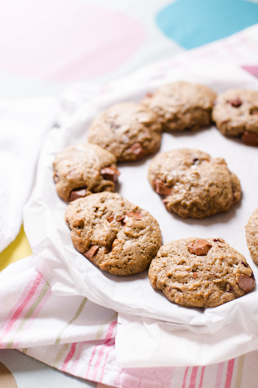 Salted Chocolate Chip Cherry Cookies