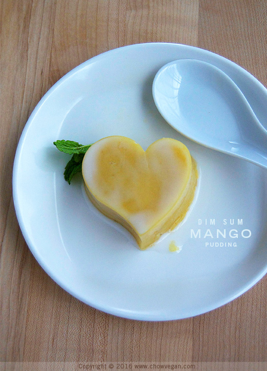 Dim Sum Mango Pudding