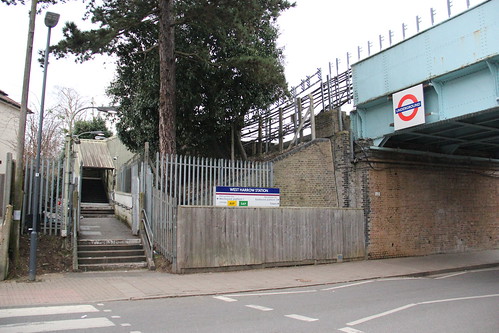 West Harrow Station - Westbound platform entrance