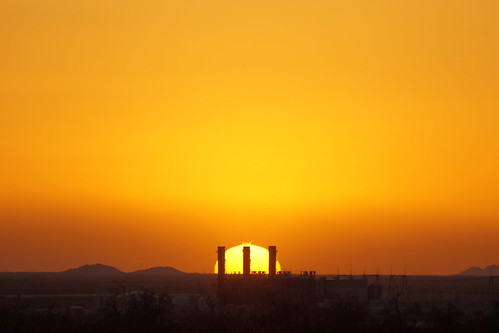 sunset arizona naturalgas saddlemountain fossilfuels powerplants electricpower naturalgaspowerplants