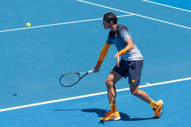 Milos Raonic at the Australian Open 2016