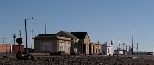 railroad abandoned oklahoma empty depot poncacity atsfdepot exatsf