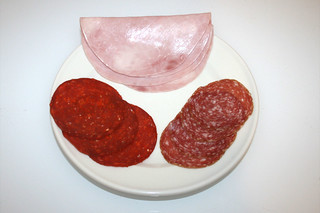 06 - Zutat Salami & Schinken / Ingredient salami & ham