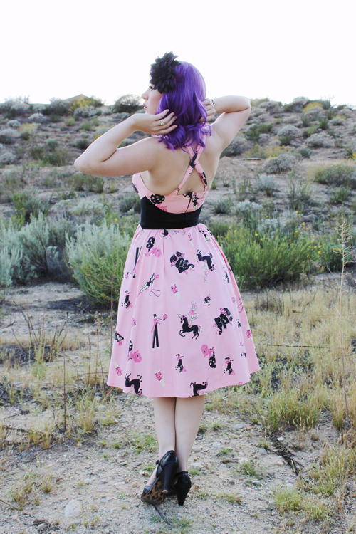 Pinup Girl Clothing Pinup Couture Zooey Dress in Circus Print
