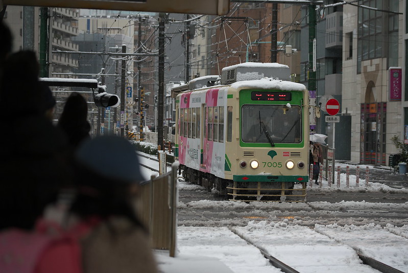 Tokyo Train Story 雪の都電荒川線 2016年1月18日
