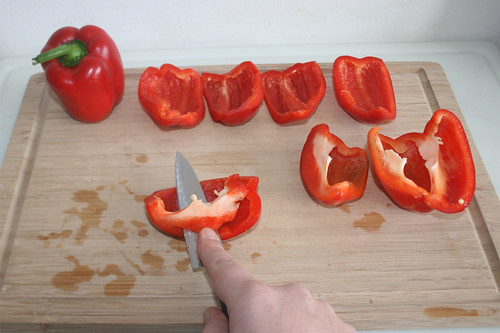 17 - Paprika entkernen / Decore bell pepper