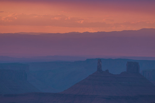 sunset mountains utah us unitedstates moab