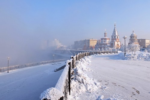 city winter mist church river landscape cityscape siberia irkutsk angara fujifilmx30 фотофайлру