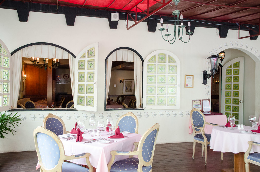 French cafe at Colmar Tropicale, Bukit Tinggi