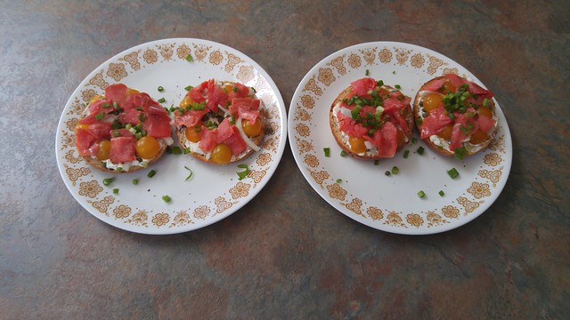 Lox and bagels