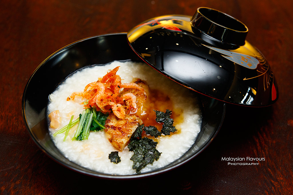 Minori Japanese Restaurant Royale Chulan Hotel scallop porridge