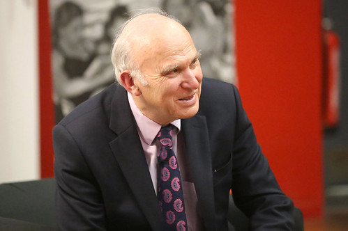 Sir Vince Cable at Essex Book Festival 2016