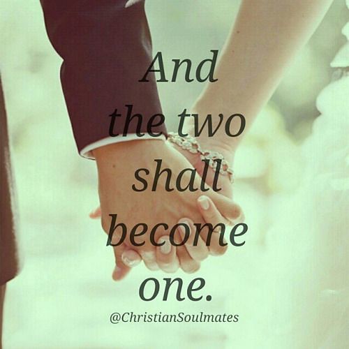 Two shall become one
