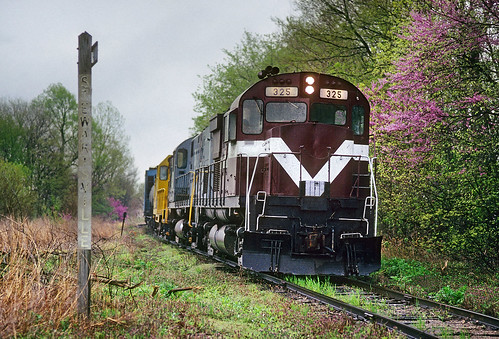 train spring indiana locomotive springtime freighttrain in alco hirail stewartsville ihrc c425 indianahirail