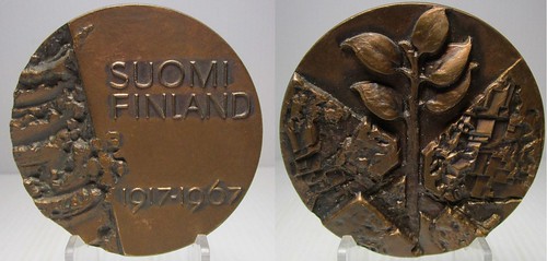 1967 Finland 50th Anniversary Medal