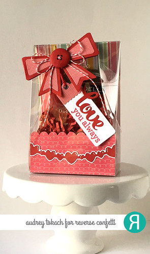 Reverse Confetti Valentine Box