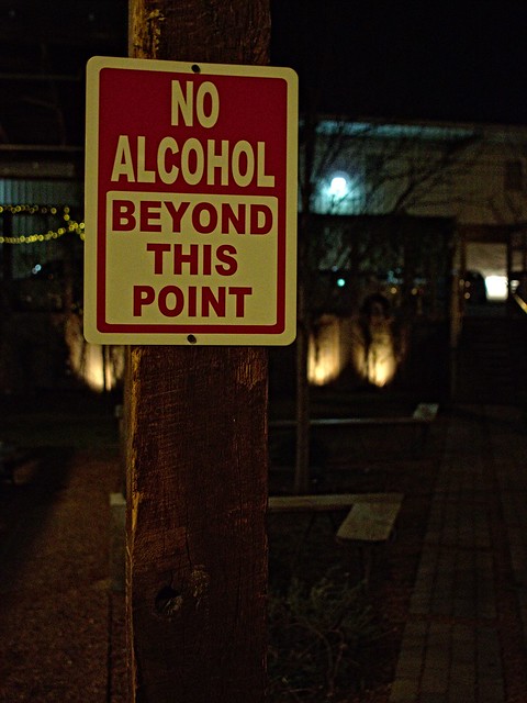 No Alcohol Beyond This Point