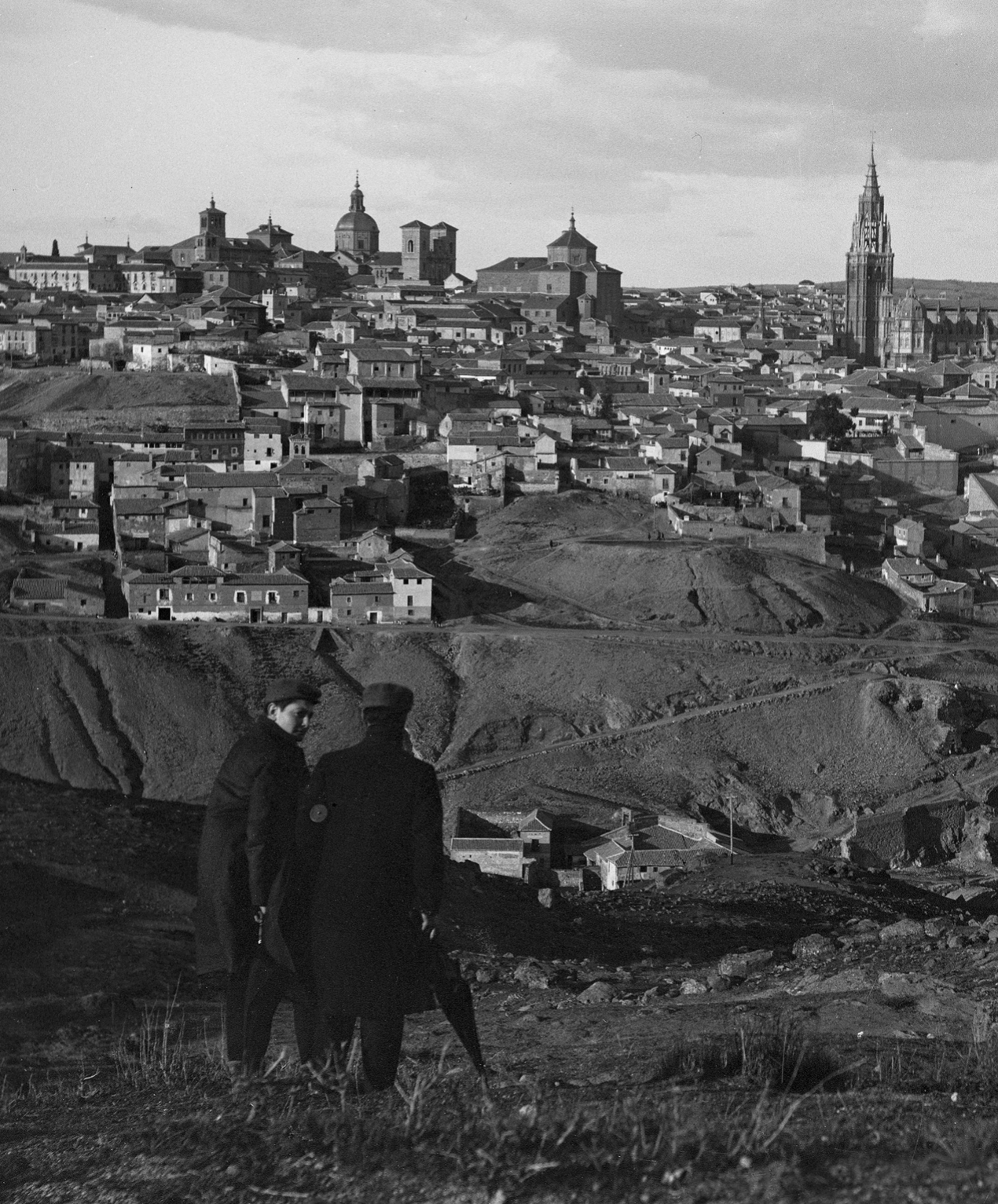 Vista general de Toledo hacia 1903. Fotografía de Serafín Mainou © Colección de Juan Modolell
