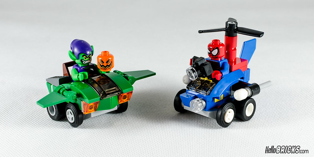 REVIEW LEGO 76064 Mighty Micros Spider-Man vs Green Goblin (HelloBricks)