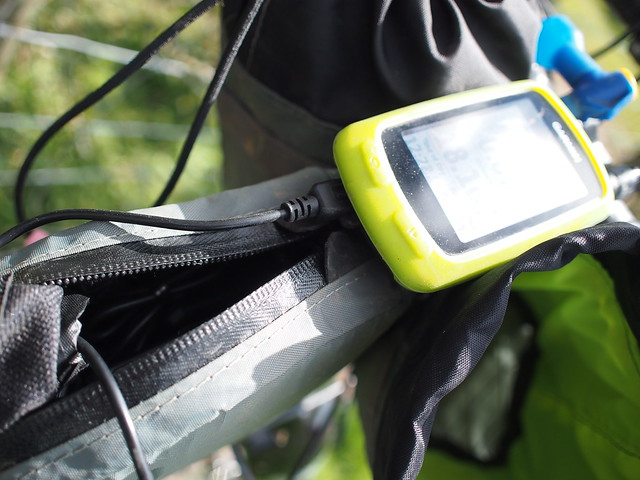 Garmin on charge from B & M e-werk