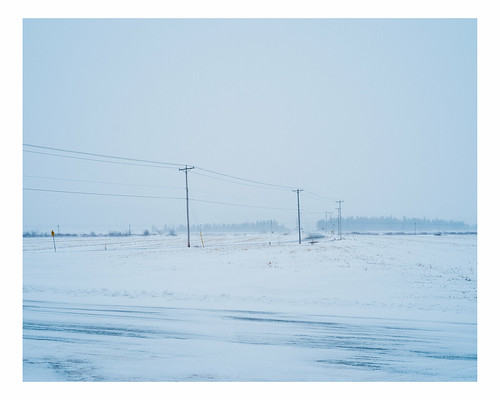 winter snow canada ice rural landscape quebec fields poles