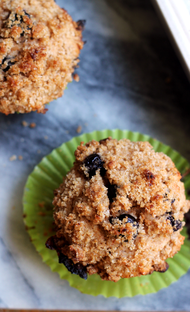 Whole Wheat Blueberry Muffins - Joanne Eats Well With Others