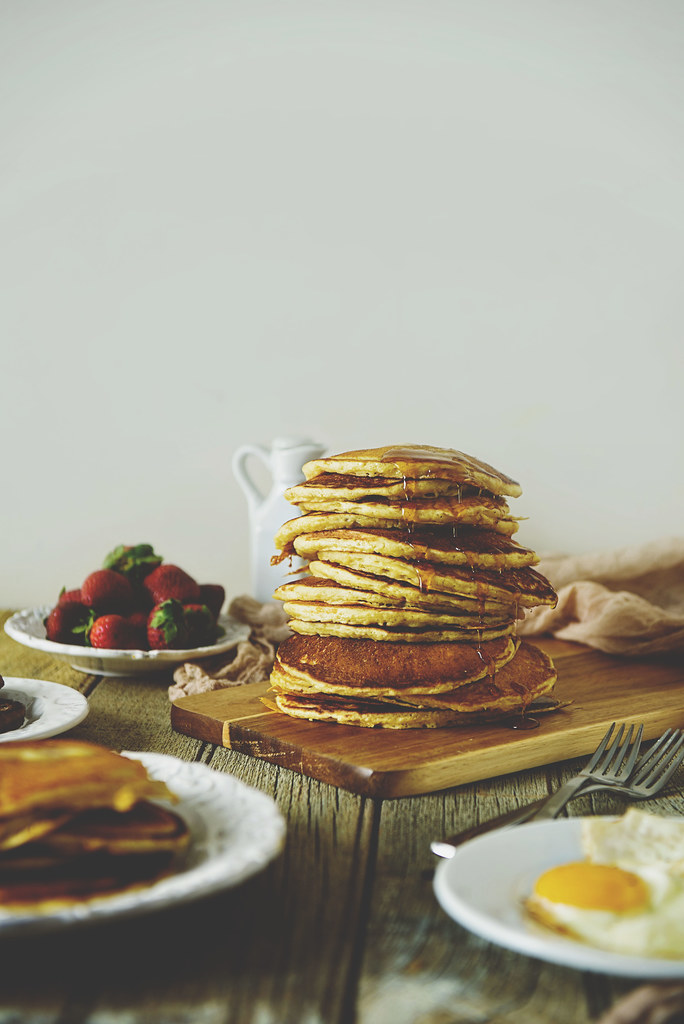 Classic Buttermilk Pancakes {Pass the Sushi}