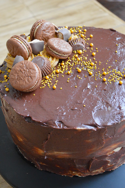 Chocolate & Peanut Butter Cake
