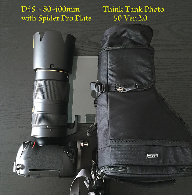 D4S+80-400mm with Think Tank Photo 50 Ver2.0