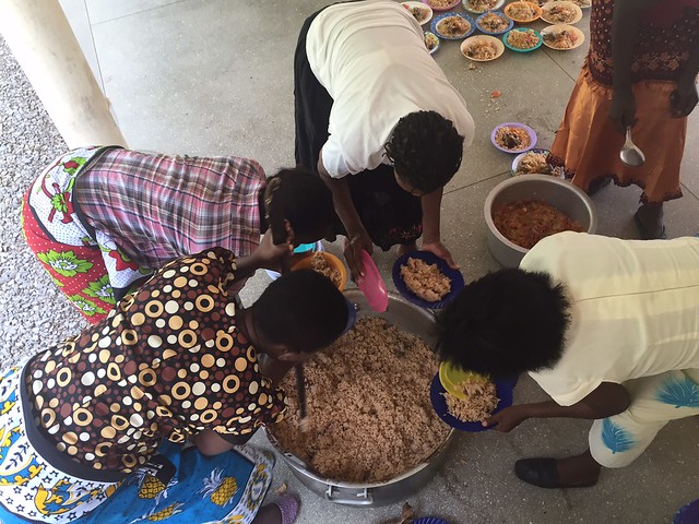 Busy in the kitchen