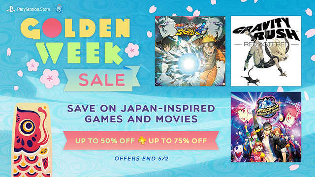 PlayStation Store 2023 Golden Week PS4 and PS5 Game Sale Begins