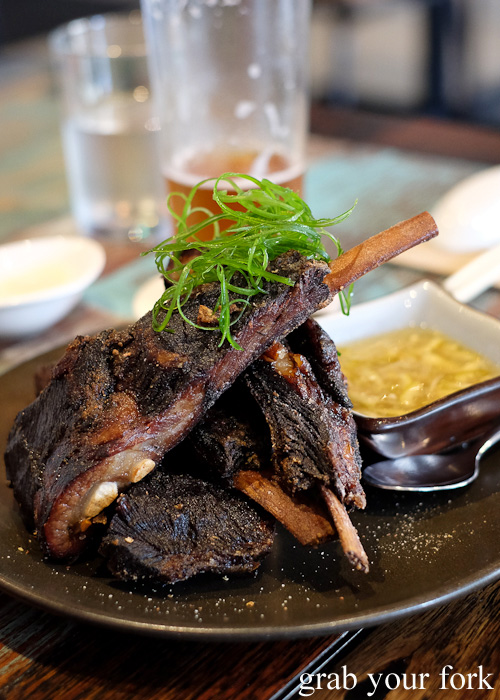 Twice cooked masterstock lamb ribs at Yang and Co Castlecrag