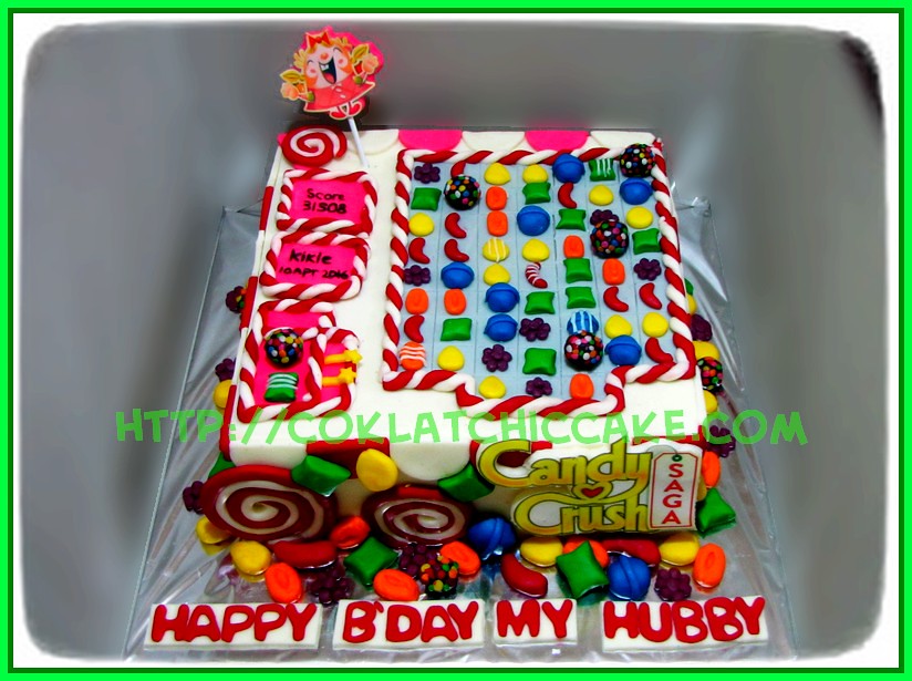 Cake Candy Crush – Hubby  Jual Kue Ulang Tahun