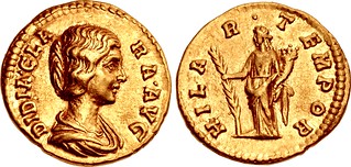 LOT 1024–Didia Clara. Augusta, AD 193. AV Aureus