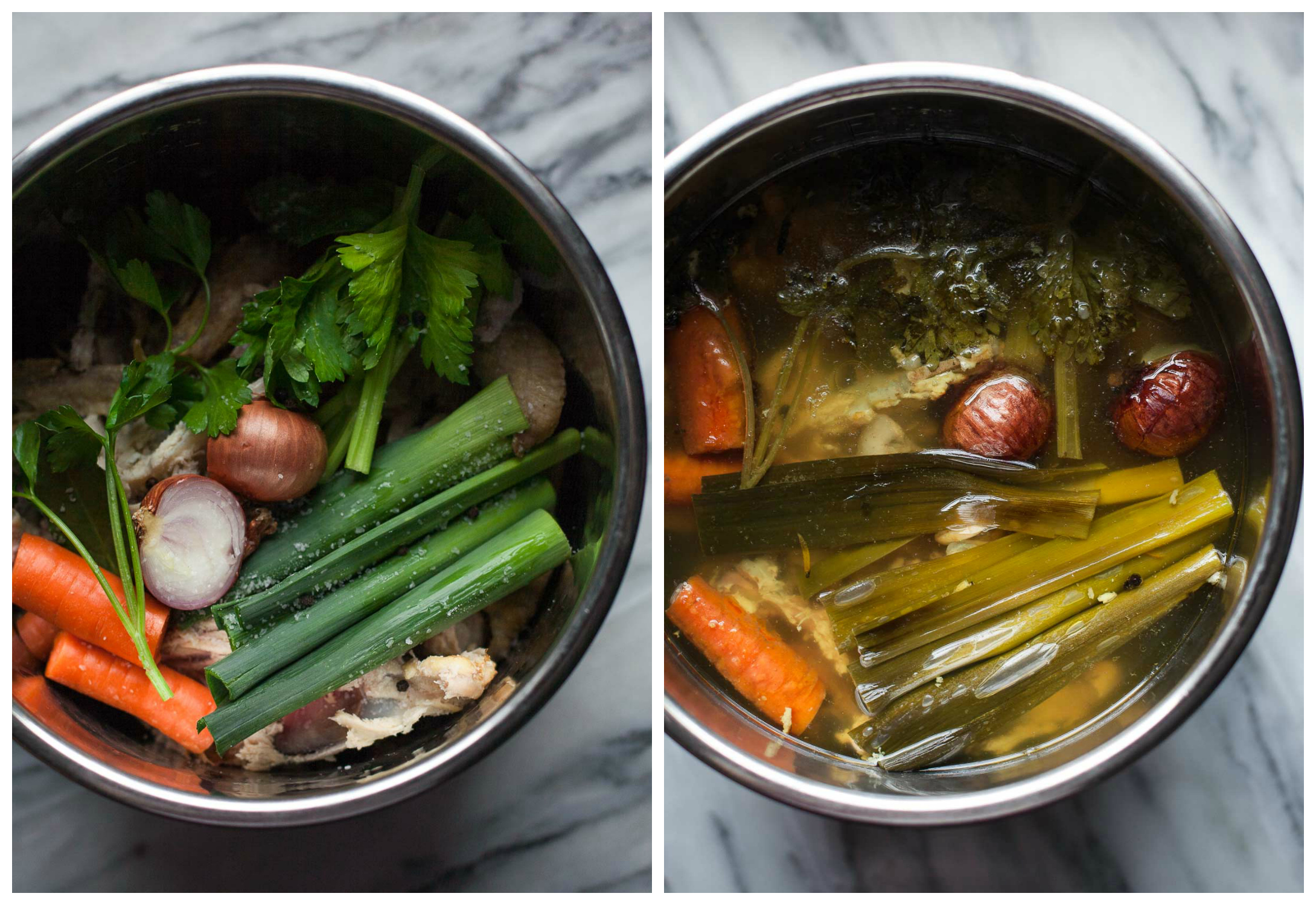 Chicken stock in an instant online pot