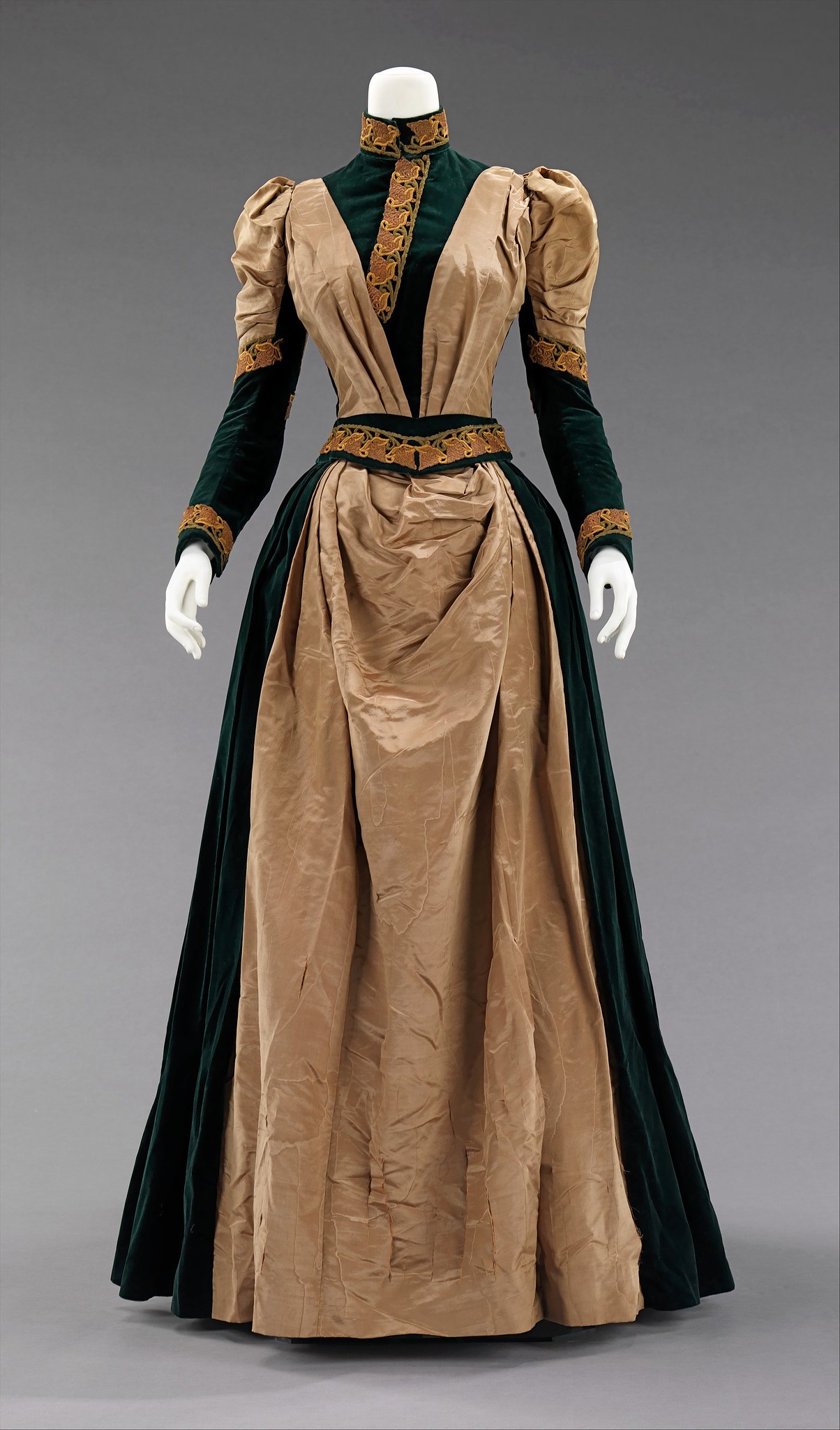 1885. American. Silk. metmuseum
