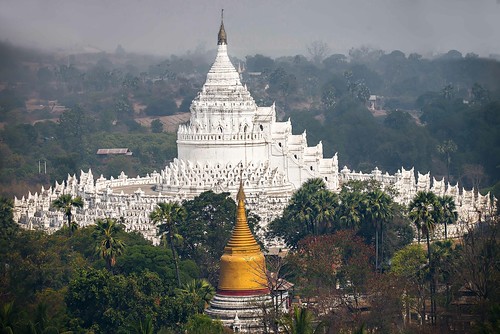 architecture mingun mountmeru whitetemple hsinbyumepagoda buddhistmythology sagaingregion