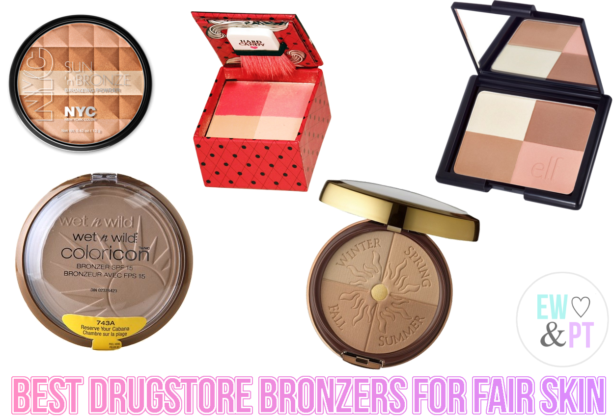 Best Drugstore Bronzers for Fair Skin // eyeliner wings & pretty things