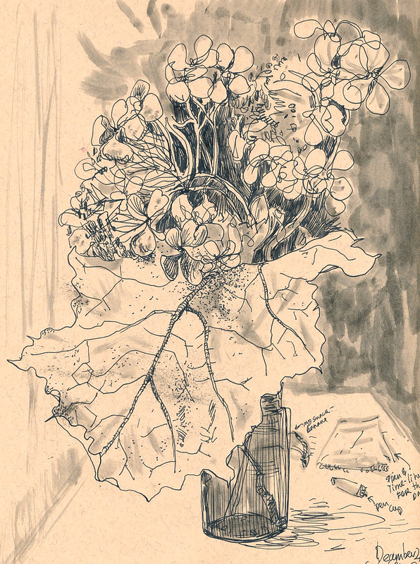 Sketchbook #93: Dry Flowers