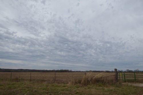 sky fall clouds rural fence gate missouri bushyhead bushyheaddrive