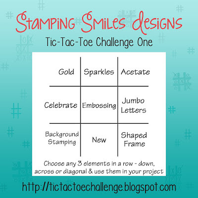 Stamping Smiles Designs Tic-Tac-Toe Challenge 1