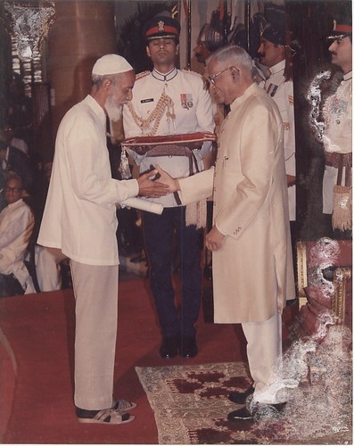 Dr. Hasan A Humble servant of mankind receiving Padam Shri 1991