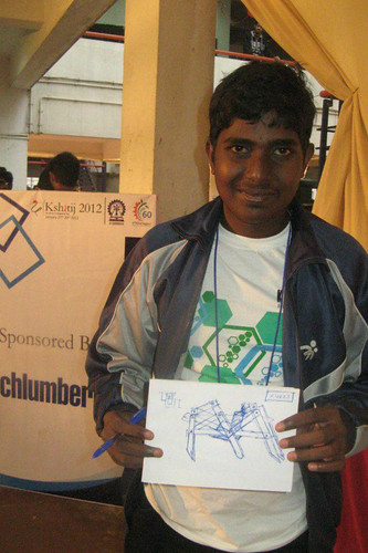 india art festival zoe robot tech 2012 kshitij iitkharagpur kharagpur indianinstituteoftechnology robotart nikipassath techfestival zoerobot vivelesrobots kshitij2012