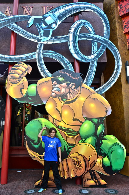 dr octopus at Universal Studios in Florida
