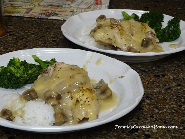 Chicken in White Wine with Mushrooms | From My Carolina Home
