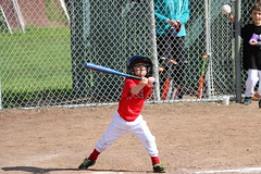 Ezra's First Baseball Game
