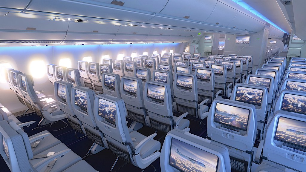 Finnair A350 XWB Economy Class Cabin 04 HR