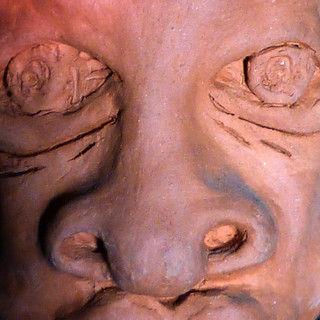 clay face